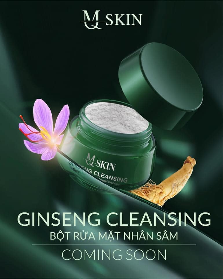 Bột rửa mặt nhân sâm MQ Skin, Ginseng Cleansing MQSkin