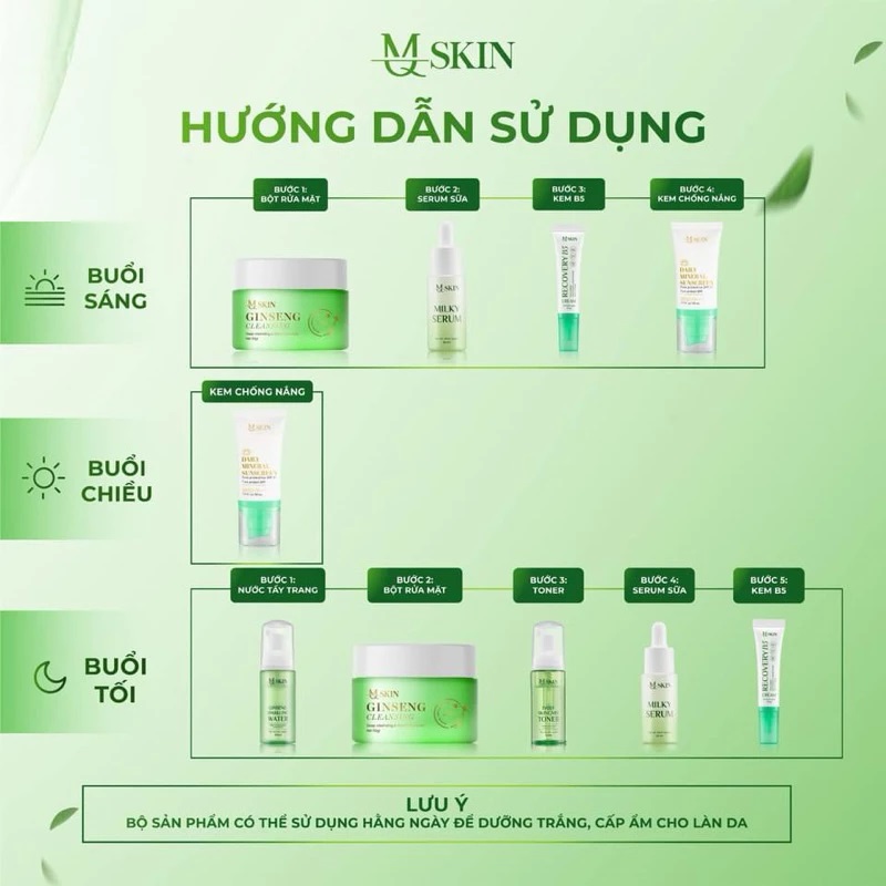 Combo dưỡng da phục hồi B5 MQ Skin