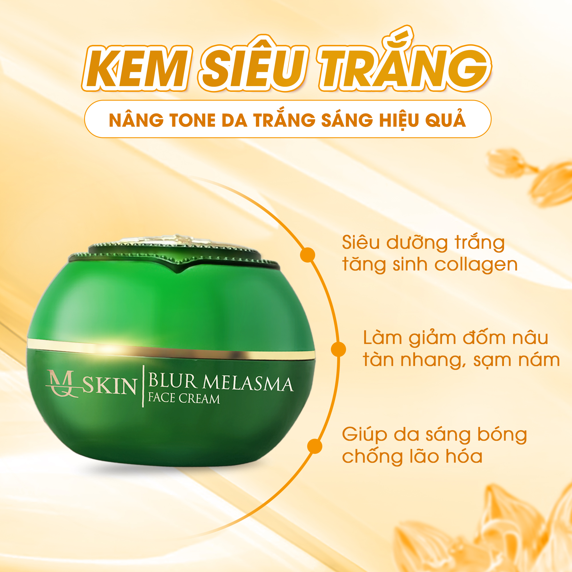 Kem siêu trắng MQ Skin