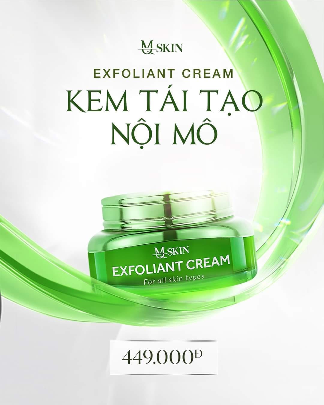Kem tái tạo nội sinh MQ Skin - Kem tái tạo nội mô Exfoliant Cream MQSkin