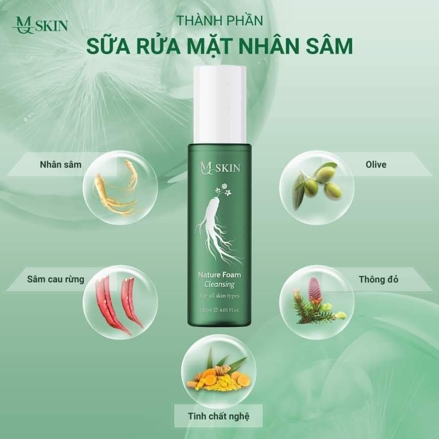 Sữa rửa mặt mq skin