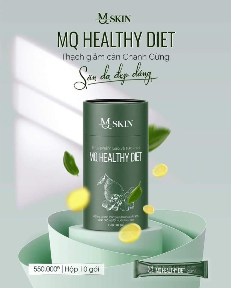 Thạch giảm cân Chanh Gừng MQ Skin - MQ Healthy Diet